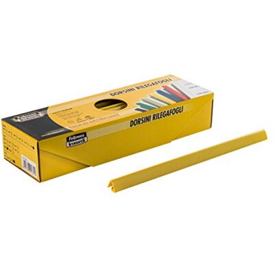Fellowes Papier-Klemmschiene, Durchmesser 16 mm, 25 Stück gelb Fellowes Papier-Klemmschiene, Durchmesser 16 mm, 25 Stück gelb