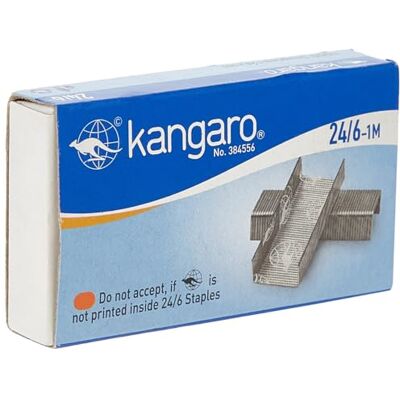 Kangaro 24/6-1M Heftklammern, 1000 Stück Kangaro 24/6-1M Heftklammern, 1000 Stück