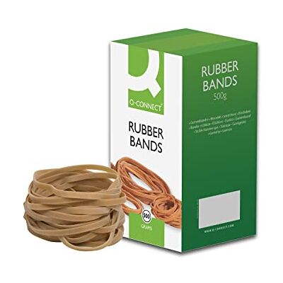 Q-Connect Gummibänder No.69, 150.0 x 6.0 mm, 500 g Q-Connect Gummibänder No.69, 150.0 x 6.0 mm, 500 g