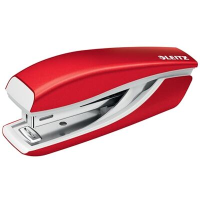 Leitz WOW Mini-Heftgerät, 10 Blatt Tacker inkl. 1000x Heftklammern, Ergonomischer Hefter aus Metall mit Kunststoffelementen, Ideal für Büro, Home Office, Geschäfte & Schule, Rot, 55281026 Leitz WOW Mini-Heftgerät, 10 Blatt Tacker inkl. 1000x Heftklammern, Ergonomischer Hefter aus Metall mit Kunststoffelementen, Ideal für Büro, Home Office, Geschäfte & Schule, Rot, 55281026