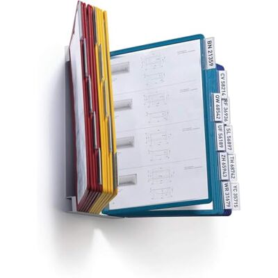 Durable Vario Wall 20 Sichttafelsystem A4, 20 Tafeln, Mehrfarbig, 551200, Plastic Durable Vario Wall 20 Sichttafelsystem A4, 20 Tafeln, Mehrfarbig, 551200, Plastic