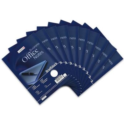 LANDRÉ Briefblock A5 liniert, 50 Blatt, 70 g/m² Papier, 10 Stück LANDRÉ Briefblock A5 liniert, 50 Blatt, 70 g/m² Papier, 10 Stück