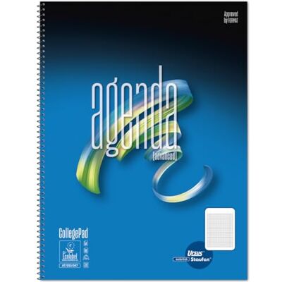 Staufen Advanced Collegeblock 3 Blöcke à 80 Blatt, DIN A4, LIN Agenda 70 g/m² Qualitätspapier ausgezeichnet mit dem EU Ecolabel, praktische und durchdachte Lineaturen, DIN A4 Staufen Advanced Collegeblock 3 Blöcke à 80 Blatt, DIN A4, LIN Agenda 70 g/m² Qualitätspapier ausgezeichnet mit dem EU Ecolabel, praktische und durchdachte Lineaturen, DIN A4