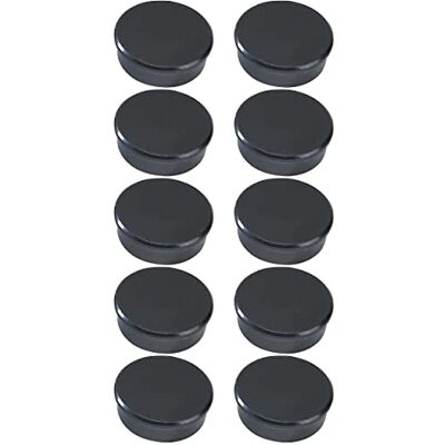Dahle 95538 Magnete (Durchmesser 38 mm), mit einer hohen Haftkraft von 25N, 10 Stück, schwarz Dahle 95538 Magnete (Durchmesser 38 mm), mit einer hohen Haftkraft von 25N, 10 Stück, schwarz