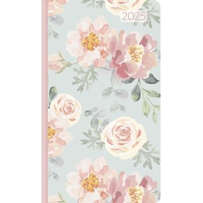Alpha Ladytimer Slim Roses 2025 Taschen-Kalender 9x15,6 cm Weekly 128 Seiten Notiz-Buch Alpha Ladytimer Slim Roses 2025 Taschen-Kalender 9x15,6 cm Weekly 128 Seiten Notiz-Buch