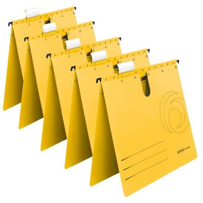 Herlitz 5874979 Hängehefter gelb 5er Packung Herlitz 5874979 Hängehefter gelb 5er Packung