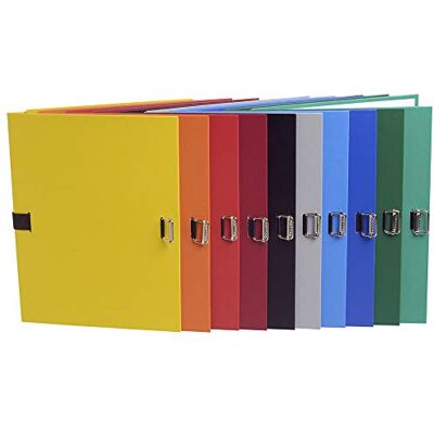 Exacompta 720E 10er Pack Dokumentenmappe DIN A4 mit dehnbarem Rücken bis zu 13 cm aus starkem Karton mit gefärbtem Stoffeinband farbig sortiert ideal für Ihre Unterlagen und Dokumente Exacompta 720E 10er Pack Dokumentenmappe DIN A4 mit dehnbarem Rücken bis zu 13 cm aus starkem Karton mit gefärbtem Stoffeinband farbig sortiert ideal für Ihre Unterlagen und Dokumente