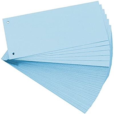 Exacompta 13315B 100er Pack Premium Karton-Trennstreifen. 10,5 x 24 cm blau. Für eine übersichtliche Anblage Ihrer Dokumente. Trennlaschen Trennblätter Ordner Register Exacompta 13315B 100er Pack Premium Karton-Trennstreifen. 10,5 x 24 cm blau. Für eine übersichtliche Anblage Ihrer Dokumente. Trennlaschen Trennblätter Ordner Register