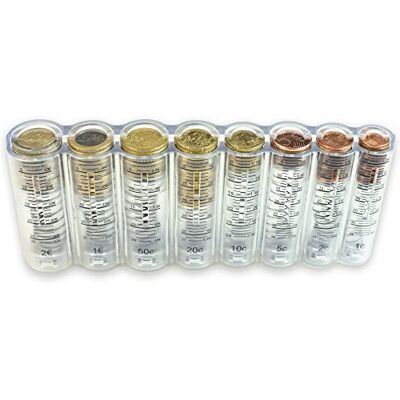 effektivo Euro Münzspender mit Skala Münzwechsler Geldwechsler Münzsortierer transparent effektivo Euro Münzspender mit Skala Münzwechsler Geldwechsler Münzsortierer transparent