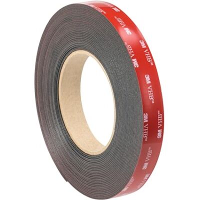3M VHB 5952 Hochleistungs-Klebeband, 12 mm x 33 m, Schwarz, Schutzabdeckung: Folie (6-er Pack) 3M VHB 5952 Hochleistungs-Klebeband, 12 mm x 33 m, Schwarz, Schutzabdeckung: Folie (6-er Pack)