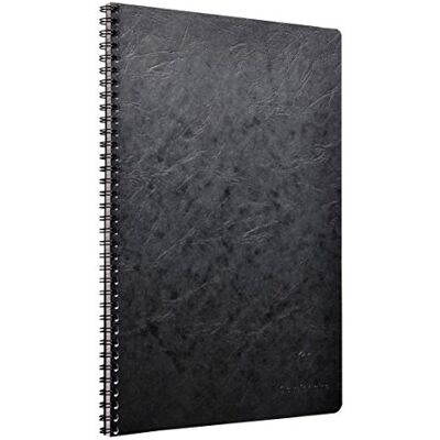 Clairefontaine 781421C Agebag Spiralbuch (DIN A4, 21 x 29,7 cm, 50 Blatt, kariert, Doppelspiralbindung, praktisch für unterwegs, robust und belastbar) 1 Stück schwarz Clairefontaine 781421C Agebag Spiralbuch (DIN A4, 21 x 29,7 cm, 50 Blatt, kariert, Doppelspiralbindung, praktisch für unterwegs, robust und belastbar) 1 Stück schwarz