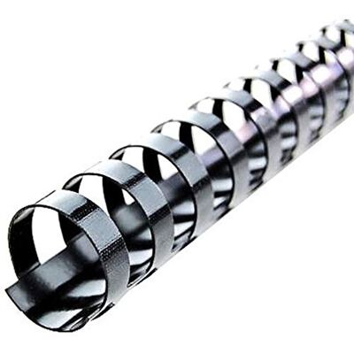 GBC 4400008 Binderücken Plastik (A5, 14 Ringe, 8 mm, 100 Stück) schwarz GBC 4400008 Binderücken Plastik (A5, 14 Ringe, 8 mm, 100 Stück) schwarz