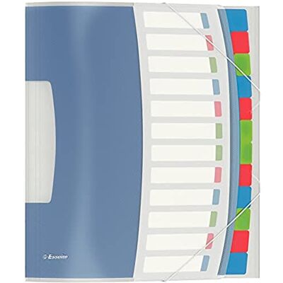 Esselte 624030 Ordnungsmappe VIVIDA, A4, PP, 12 Fächer, mehrfarbig Esselte 624030 Ordnungsmappe VIVIDA, A4, PP, 12 Fächer, mehrfarbig