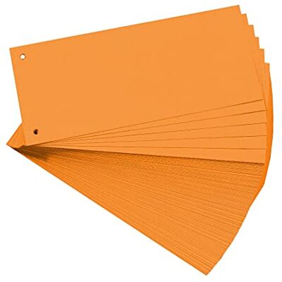 Exacompta 13365B 100er Pack Premium Karton-Trennstreifen. 10,5 x 24 cm orange. Für eine übersichtliche Anblage Ihrer Dokumente. Trennlaschen Trennblätter Ordner Register Exacompta 13365B 100er Pack Premium Karton-Trennstreifen. 10,5 x 24 cm orange. Für eine übersichtliche Anblage Ihrer Dokumente. Trennlaschen Trennblätter Ordner Register