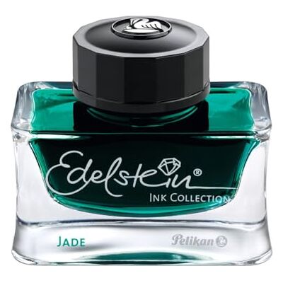 Pelikan 339374 Tinte Edelstein Ink Jade Tinte, 50 ml, 1 Stück, hellgrün Pelikan 339374 Tinte Edelstein Ink Jade Tinte, 50 ml, 1 Stück, hellgrün