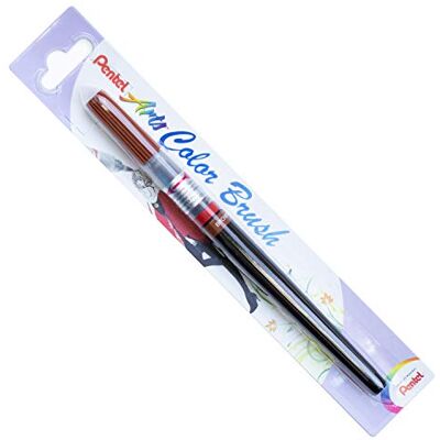 Pentel Color Brush Pincel recargable, color marrón Pentel Color Brush Pincel recargable, color marrón
