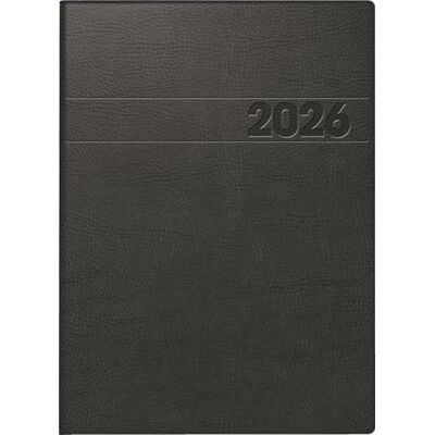 BRUNNEN Buchkalender Mod. 796 '26 A5, Kunststoff, schwarz BRUNNEN Buchkalender Mod. 796 '26 A5, Kunststoff, schwarz