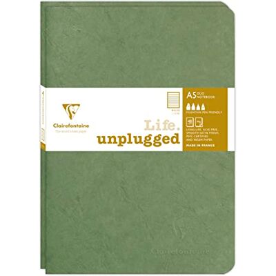 Clairefontaine 733173C Age Bag DUO Set aus 2 Notizheften 14,8x21cm , geheftet, 48 Blatt 90g, liniert Grün, 1 Set Clairefontaine 733173C Age Bag DUO Set aus 2 Notizheften 14,8x21cm , geheftet, 48 Blatt 90g, liniert Grün, 1 Set