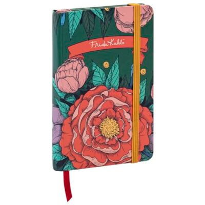 Clairefontaine 116216C Notizbuch Hardcover Frida Kahlo A6 10,5x14,8 cm, 80 Blatt, blanko, Lesezeichen, Gummibandverschluss, Motive sortiert, 1 Stück Clairefontaine 116216C Notizbuch Hardcover Frida Kahlo A6 10,5x14,8 cm, 80 Blatt, blanko, Lesezeichen, Gummibandverschluss, Motive sortiert, 1 Stück