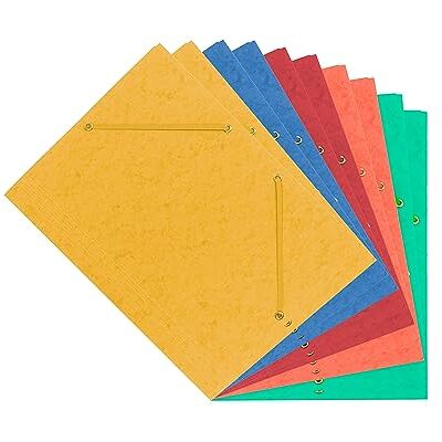 Interdruk Eckspanner A4 Farbig Pressboard-Ordner Presspan Ordnungsmappe mit Gummiband Sortierte Farben 10-er Pack Interdruk Eckspanner A4 Farbig Pressboard-Ordner Presspan Ordnungsmappe mit Gummiband Sortierte Farben 10-er Pack