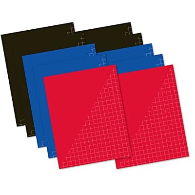 Kangaro Schulhefte A5 kartiert 10mm 80 blatt sortiert 10er Pack Kangaro Schulhefte A5 kartiert 10mm 80 blatt sortiert 10er Pack