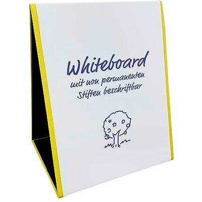 TimeTEX Whiteboard-Tafel "2in1" zum Aufstellen Zweiseitige, magnethaftende Tafel mit Whiteboard- und Tafeloberfläche. Handlich und schnell aufgebaut Inhalt: Whiteboard ca. 32 x 40 cm TimeTEX Whiteboard-Tafel "2in1" zum Aufstellen Zweiseitige, magnethaftende Tafel mit Whiteboard- und Tafeloberfläche. Handlich und schnell aufgebaut Inhalt: Whiteboard ca. 32 x 40 cm