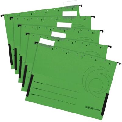 Herlitz 5874789 Hängetasche, Grün, 5er Packung Herlitz 5874789 Hängetasche, Grün, 5er Packung
