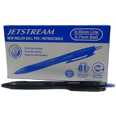 uni-ball Rollerball JetStream SXN-157E Blau, 0,7 mm, Box, 12 Stück uni-ball Rollerball JetStream SXN-157E Blau, 0,7 mm, Box, 12 Stück