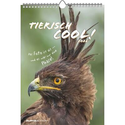 Alpha Tierisch cool! Kalender 2026 – Wandkalender 23,7×34 cm mit lustigen Tiermotiven & Sprüchen, humorvoller Bildkalender mit Platz für Notizen, perfektes Geschenk für Tier- & Humorfreunde Alpha Tierisch cool! Kalender 2026 – Wandkalender 23,7×34 cm mit lustigen Tiermotiven & Sprüchen, humorvoller Bildkalender mit Platz für Notizen, perfektes Geschenk für Tier- & Humorfreunde