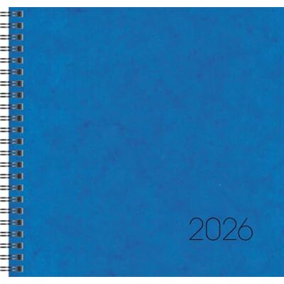 BRUNNEN Buchkalender Mod. 766 '26 210×205 mm, Karton, blau BRUNNEN Buchkalender Mod. 766 '26 210×205 mm, Karton, blau