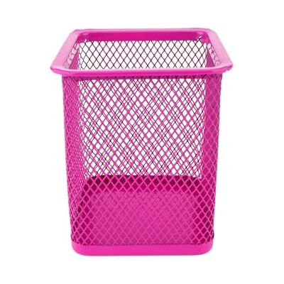 D.RECT KOMO Stiftebecher Metallgitter Eckig Stiftehalter Schreibtisch Zubehör Utensilienbox Rosa D.RECT KOMO Stiftebecher Metallgitter Eckig Stiftehalter Schreibtisch Zubehör Utensilienbox Rosa