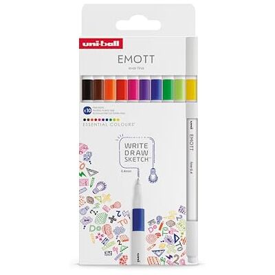 uni-ball Emott Marker-Set, ätherische Farben, 10 Stück uni-ball Emott Marker-Set, ätherische Farben, 10 Stück