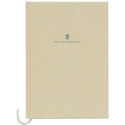 Graf von Faber-Castell 188625 Notizbuch mit Leineneinband goldbraum, DIN A4, 160 Seiten 100 g/m² Papier Graf von Faber-Castell 188625 Notizbuch mit Leineneinband goldbraum, DIN A4, 160 Seiten 100 g/m² Papier
