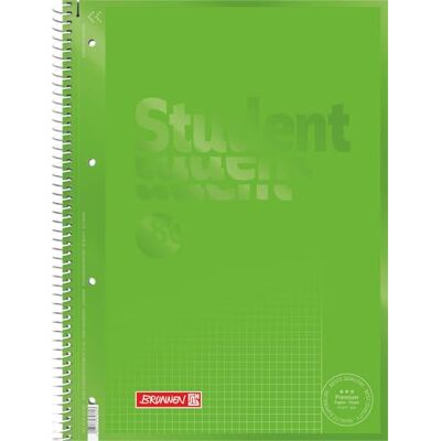 BRUNNEN Collegeblock Premium Student Colour Code A4, Lineatur 26, 80 Blatt, kiwi BRUNNEN Collegeblock Premium Student Colour Code A4, Lineatur 26, 80 Blatt, kiwi