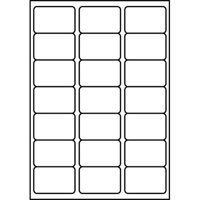 SmithPackaging Selbstklebende Adress-Etiketten, A4, 21 Etiketten pro Blatt, 100 Blatt, 63,5 x 38,1 mm, 2100 Etiketten SmithPackaging Selbstklebende Adress-Etiketten, A4, 21 Etiketten pro Blatt, 100 Blatt, 63,5 x 38,1 mm, 2100 Etiketten