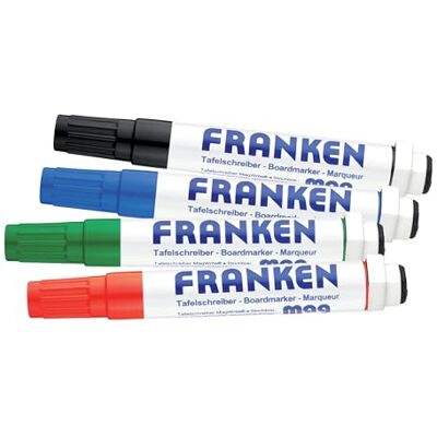 Franken KombiMarker MagWrite, 1-3 mm runde Spitze, 4 Stück, farblich sortiert, Z1703 Franken KombiMarker MagWrite, 1-3 mm runde Spitze, 4 Stück, farblich sortiert, Z1703