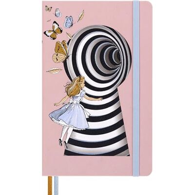 Moleskine Alice im Wunderland Notizbuch limitierte Ausgabe, L/A5, liniert, fester Einband: NB AliceW.Land LG lin HC Moleskine Alice im Wunderland Notizbuch limitierte Ausgabe, L/A5, liniert, fester Einband: NB AliceW.Land LG lin HC