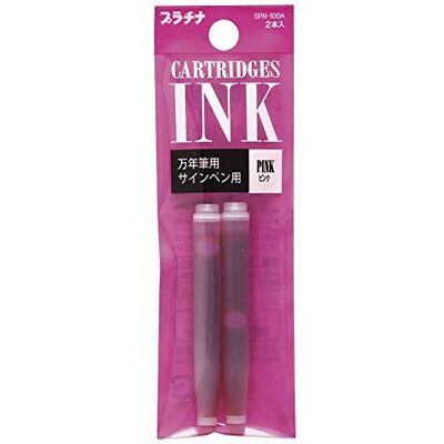 Platinum Preppy 4280219 Nachfüllpatrone für Marker und Füllfederhalter, rosa Tinte, 2 Stück Platinum Preppy 4280219 Nachfüllpatrone für Marker und Füllfederhalter, rosa Tinte, 2 Stück