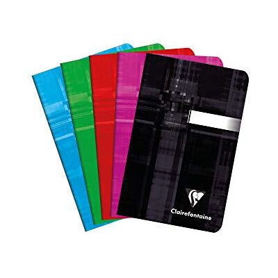 Clairefontaine 663592AMZC Set mit 4 Heften, 48 Blatt, 9 x 14cm, 90g, kariert, 1 Set, farbig sortiert Clairefontaine 663592AMZC Set mit 4 Heften, 48 Blatt, 9 x 14cm, 90g, kariert, 1 Set, farbig sortiert