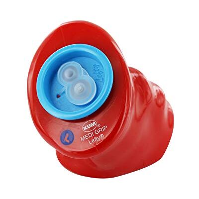 KUM AZ105.41.19 Ergonomischer Doppelspitzer mit Dose, Medi Grip Lefty, aus Magnesium, 1 Stück KUM AZ105.41.19 Ergonomischer Doppelspitzer mit Dose, Medi Grip Lefty, aus Magnesium, 1 Stück