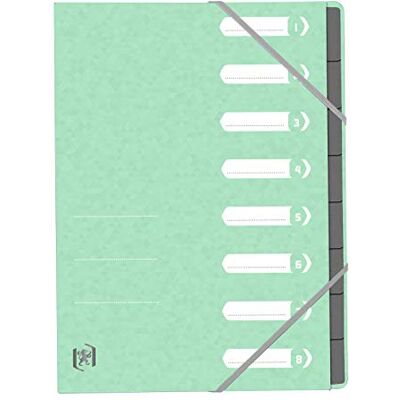 Oxford Ordnungsmappe TopFile+ A4, 8 Positionen, Einband, Pastellfarben Oxford Ordnungsmappe TopFile+ A4, 8 Positionen, Einband, Pastellfarben