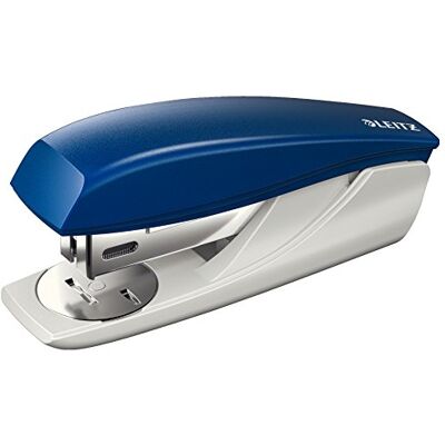 Leitz Kleines Büroheftgerät, Für 25 Blatt, Ergonomische Form, Inkl. Heftklammern, Blau, NeXXt-Serie, 55016035 Leitz Kleines Büroheftgerät, Für 25 Blatt, Ergonomische Form, Inkl. Heftklammern, Blau, NeXXt-Serie, 55016035