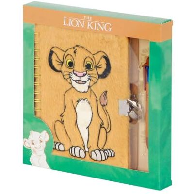 Disney Der König der Löwen Sit-Set mit Plush-Tagebuch + 6-Farb-Kugelschreiber, Gelb Disney Der König der Löwen Sit-Set mit Plush-Tagebuch + 6-Farb-Kugelschreiber, Gelb