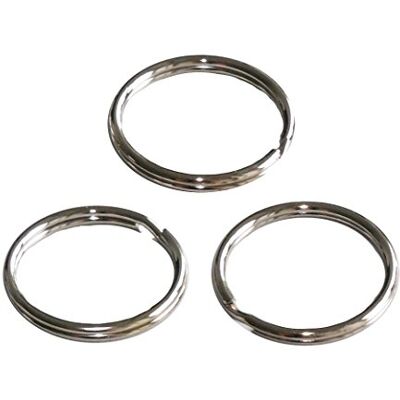 WEDO 2623116 Schlüsselringe aus gehärtetem Stahl 100 Stück 16 mm silber WEDO 2623116 Schlüsselringe aus gehärtetem Stahl 100 Stück 16 mm silber