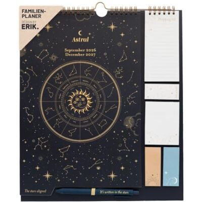Grupo Erik Astral Sternzeichen Kalender 2027 Familienplaner Wandkalender Familienkalender Monatsplaner 2026 2027 Planer 4 Spalten für 16 Monate Aesthetic School Stuff Schulsachen Grupo Erik Astral Sternzeichen Kalender 2027 Familienplaner Wandkalender Familienkalender Monatsplaner 2026 2027 Planer 4 Spalten für 16 Monate Aesthetic School Stuff Schulsachen