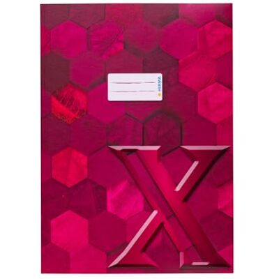 Herma 20094 Heftumschlag A4 Karton Weinrot, 10 Stück, veredelte Hefthülle mit Beschriftungsfeld aus stabilem & extra starkem Papier, Heftschoner mit Hexagon Muster Motiv für Schulhefte, farbig Herma 20094 Heftumschlag A4 Karton Weinrot, 10 Stück, veredelte Hefthülle mit Beschriftungsfeld aus stabilem & extra starkem Papier, Heftschoner mit Hexagon Muster Motiv für Schulhefte, farbig