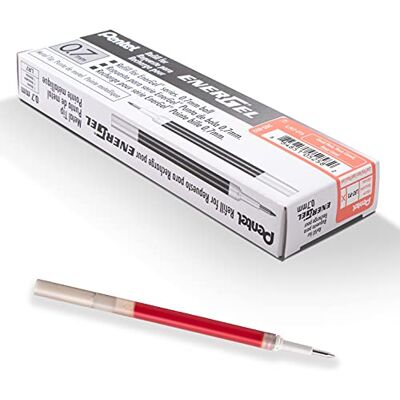 Pentel EnerGel LR7 Nachfüllmine für 0.7 mm Gelschreiber, koralle (12 Stück) Pentel EnerGel LR7 Nachfüllmine für 0.7 mm Gelschreiber, koralle (12 Stück)
