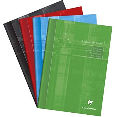 Clairefontaine 3139C Klassenheft DIN A4 21x29,7 cm, 36 Blatt, 110g, farbig sortiert, 1 Stück Clairefontaine 3139C Klassenheft DIN A4 21x29,7 cm, 36 Blatt, 110g, farbig sortiert, 1 Stück