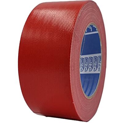 ACIT Super 50 mm x 25 M, verstärktes Gewebeband, Duct Tape, amerikanisches Gewebeband: Reparaturen, Befestigung und Verpackung mit hoher Dichtheit (Rot) ACIT Super 50 mm x 25 M, verstärktes Gewebeband, Duct Tape, amerikanisches Gewebeband: Reparaturen, Befestigung und Verpackung mit hoher Dichtheit (Rot)