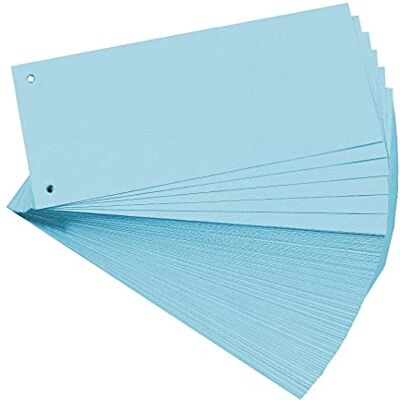 Exacompta 13415B 100er Pack Karton-Trennstreifen. 10,5 x 24 cm blau. Für eine übersichtliche Anblage Ihrer Dokumente. Trennlaschen Trennblätter Ordner Register Blauer Engel Exacompta 13415B 100er Pack Karton-Trennstreifen. 10,5 x 24 cm blau. Für eine übersichtliche Anblage Ihrer Dokumente. Trennlaschen Trennblätter Ordner Register Blauer Engel